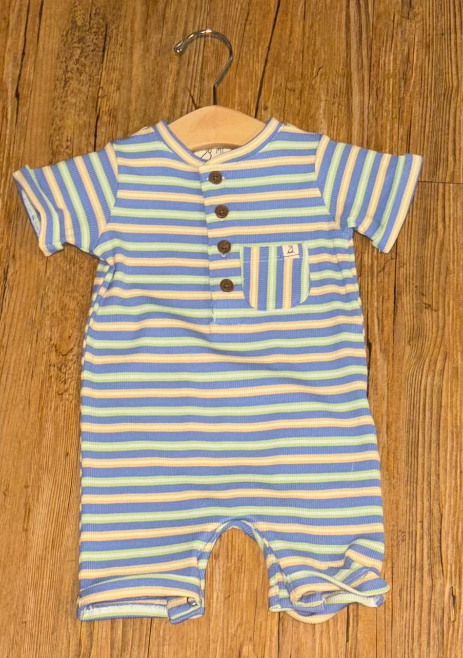 Camborne Ribbed Henley Romper