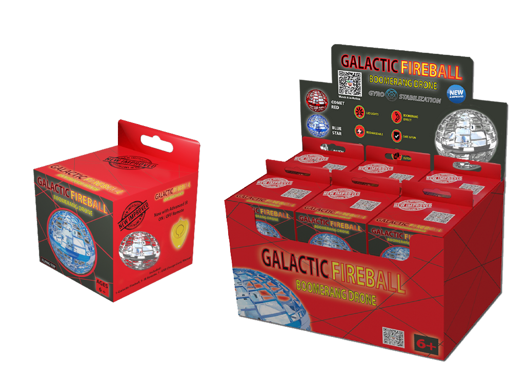 Galactic Fireball Boomerang Drone