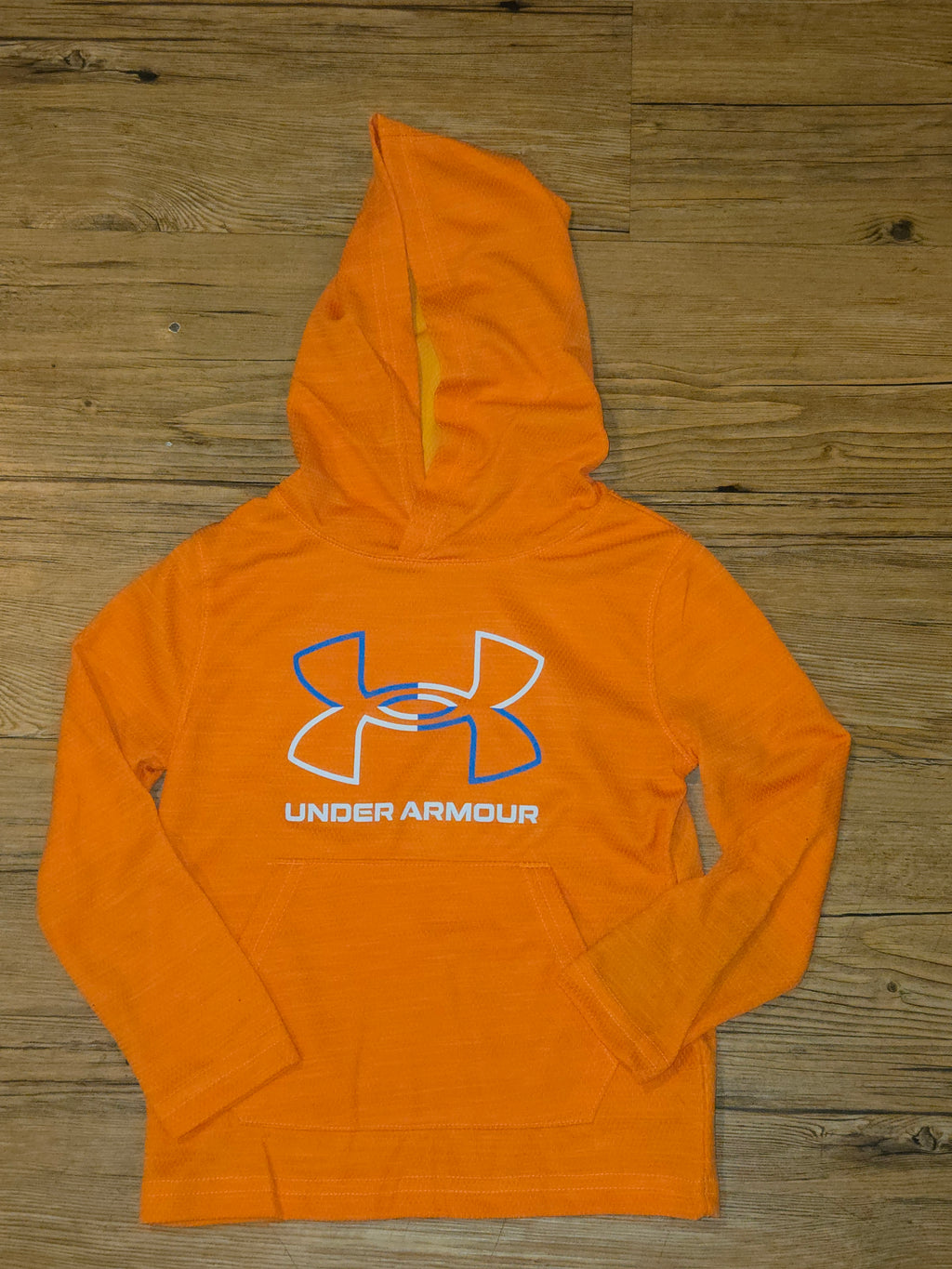 UA 844 Orange Logo Hoodie