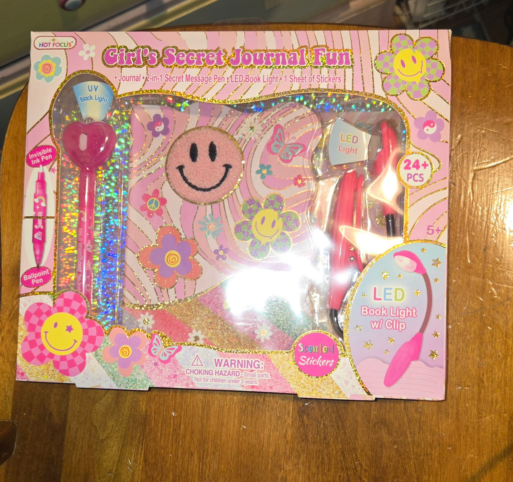 Girl's Secret Journal Fun, Groovy Flower