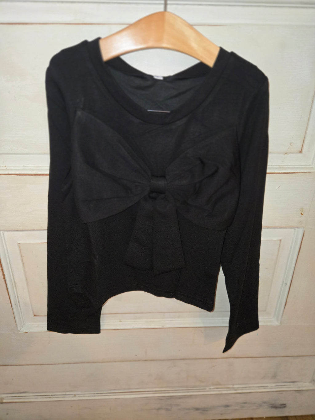 Fall/Winter Big Bow Long Sleeve Shirt