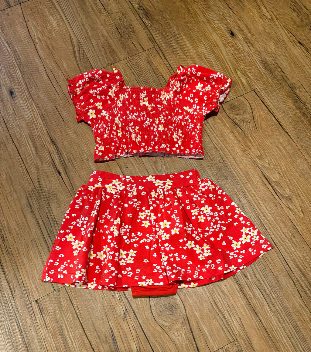 Red Daisy Set