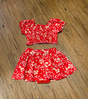 Red Daisy Set