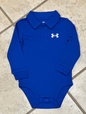 Under Armour Long Sleeve Polo Bodysuit 3-6 month