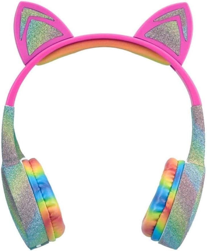 Kiddy Ears Light Up Bluetooth Headphones