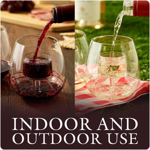 Chevalier Shaterproof Aerating Wine Glasses