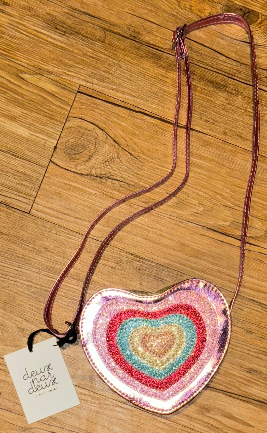 deux heart purse