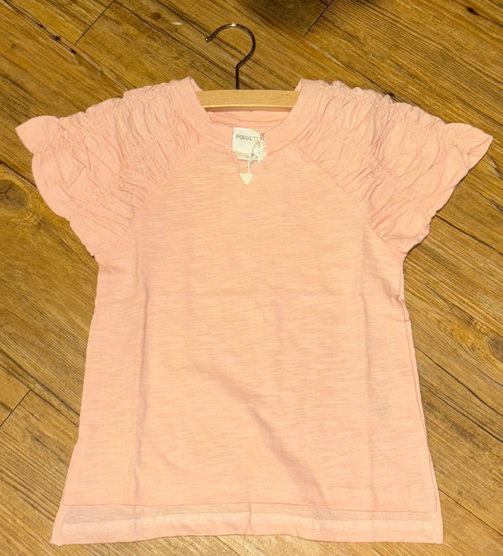 Santa Cruz Peach Ruched Tee