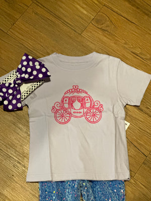 Light Purple Carriage Tee