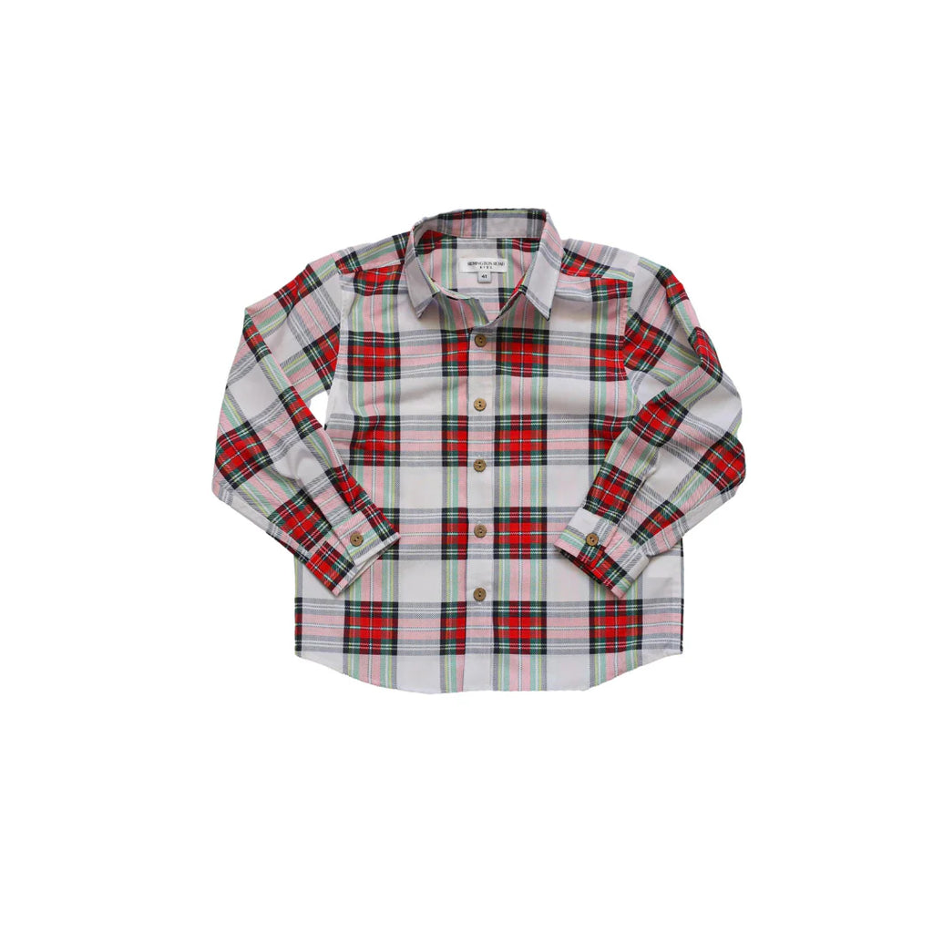 Button down Top-Stewart Plaid