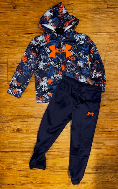 UA 815 Solor Orange Hoodie Set