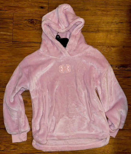 UA Prime Pink Fuzzy Hoodie