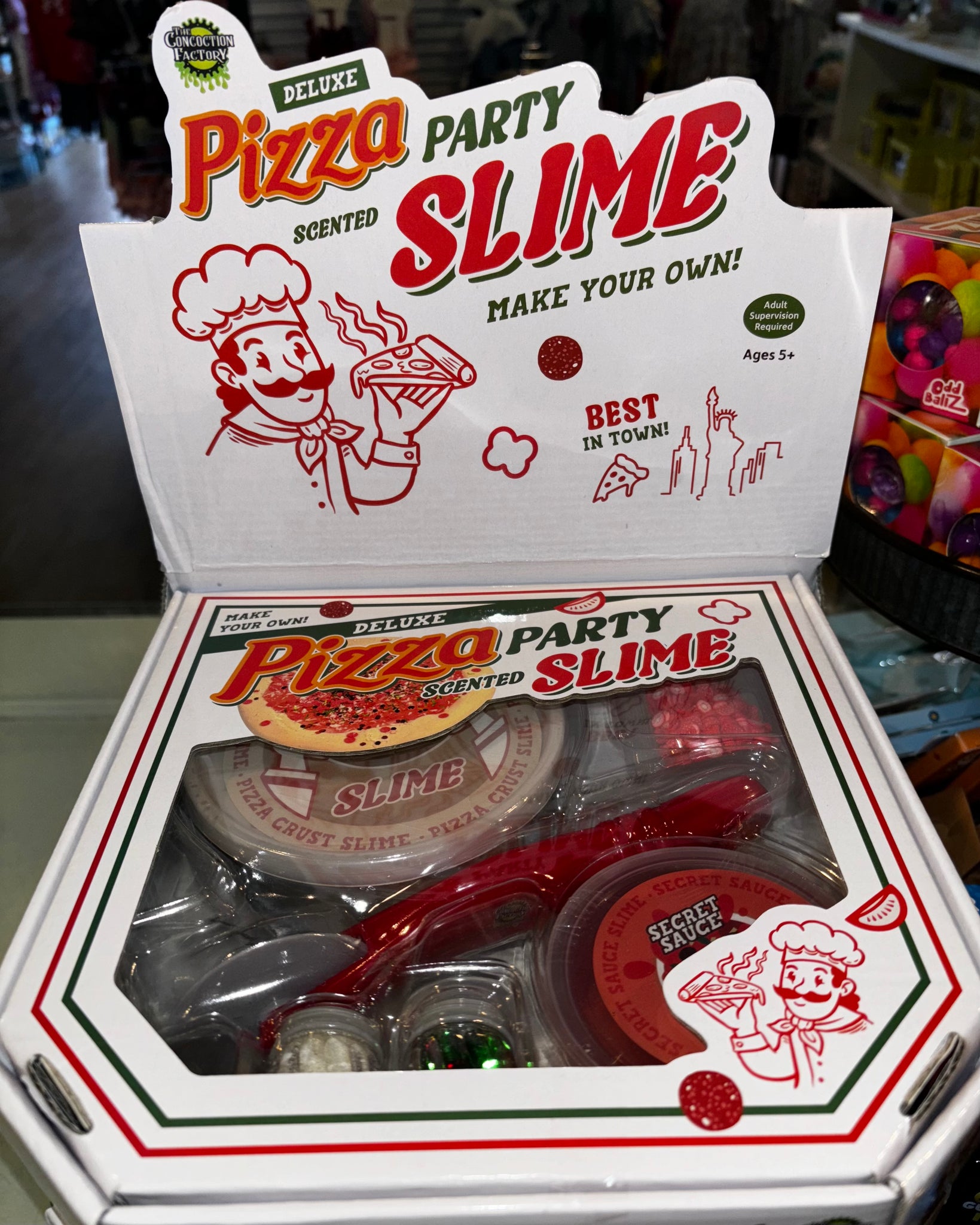 DIY Slime Pizza Party