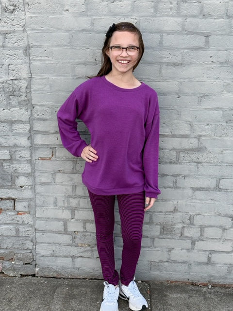 Violet Knitted Sweater