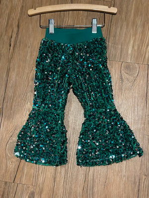 Green/Silver Sequin Bells