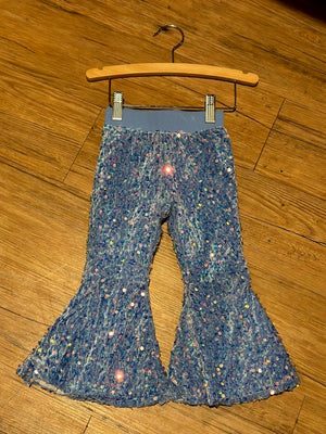 Ice Blue Sequin Bells