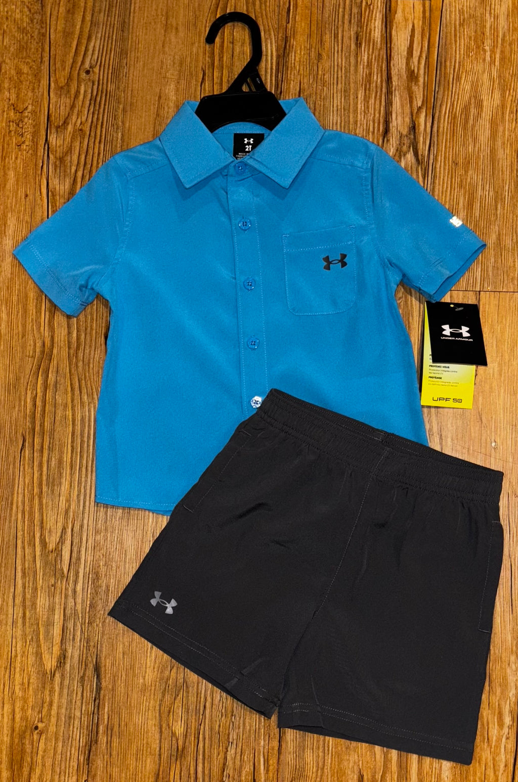 UA Blue 486 UPF 50 Polo Set
