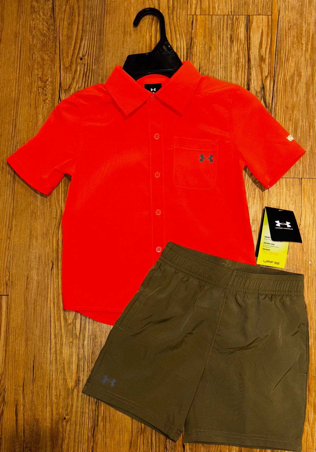 UA Fire 616 UPF 50 Polo Set