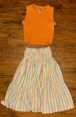 Boho Stripe Skirt