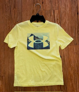 UA 743 Sonic Yellow Logo Tee