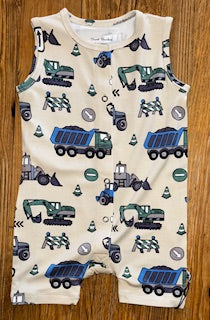 Construction Site Tank Romper