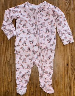Cowhide Boots Ruffle Footie
