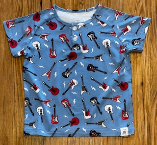 Rock N' Roll Raglan Top