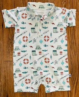 Fishing Polo Romper