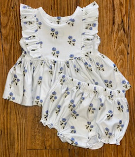 Wisteria Ruffled Dress Set