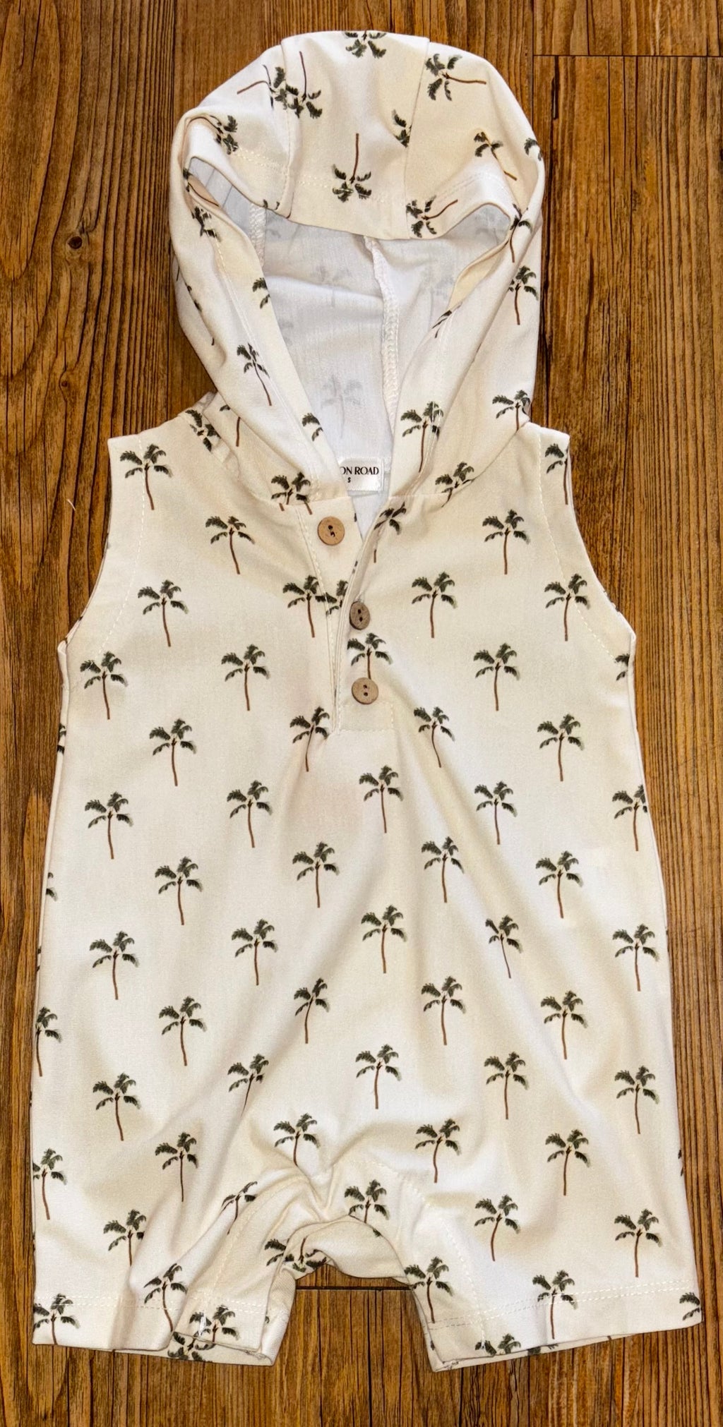 Tropical Hoodie Shorttalls