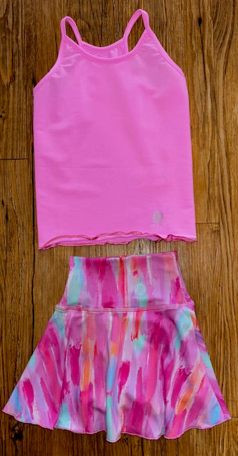 Tie Dye Tennis Skirt