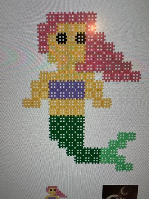 Micro Waffle Mermaid