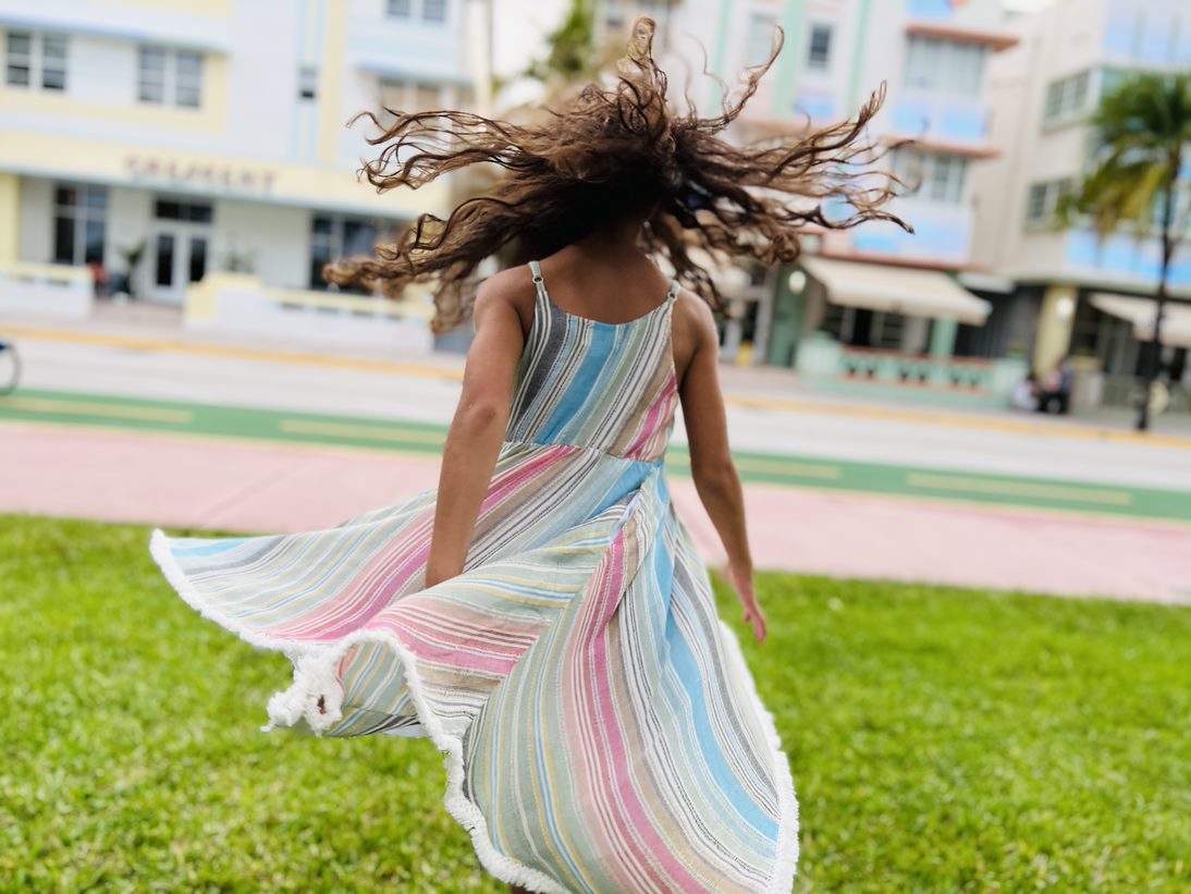 South Beach Multi Stripe Dress