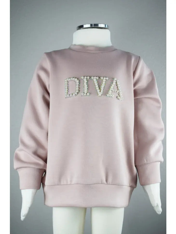 Diva Blush Sweatshirt-8
