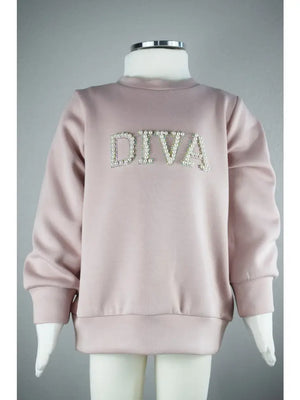 Diva Blush Sweatshirt-8