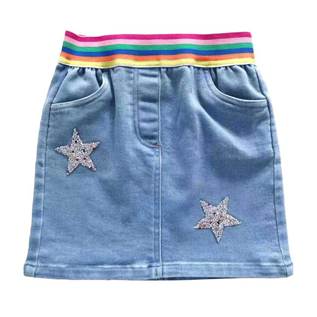 Blue Denim Skirt