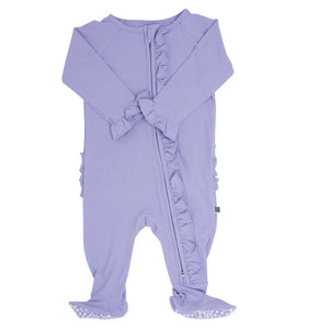 Orchid Ruffle Footie