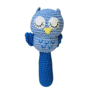 Owl Knit Rattle