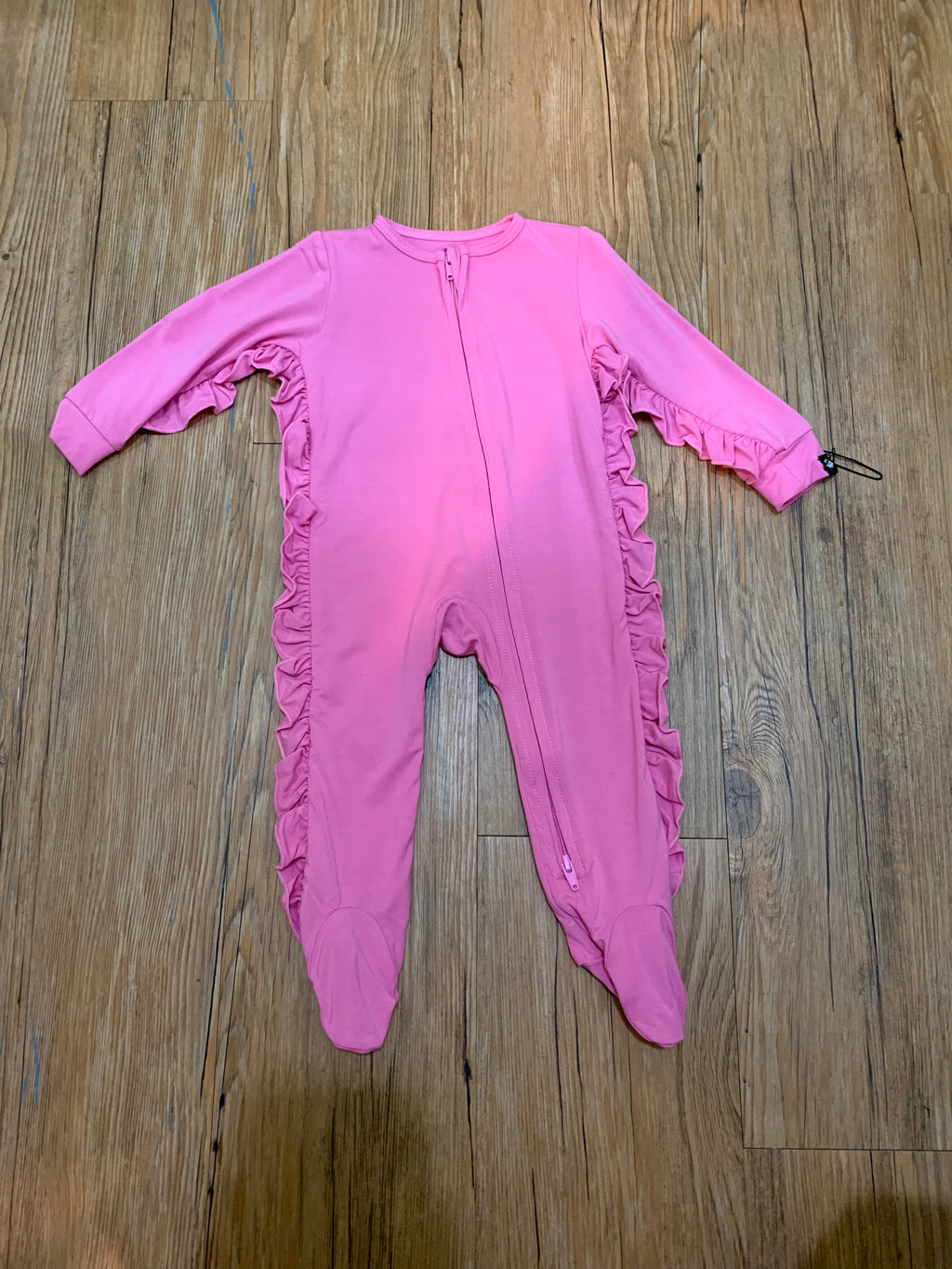Pink Bamboo Footie